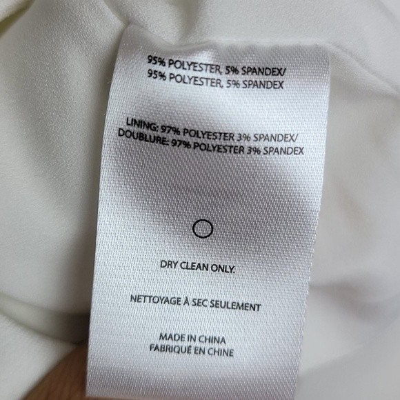 Edit bell sleeve round neck top Sz S White Modest Formal Preppy - Picture 7 of 11